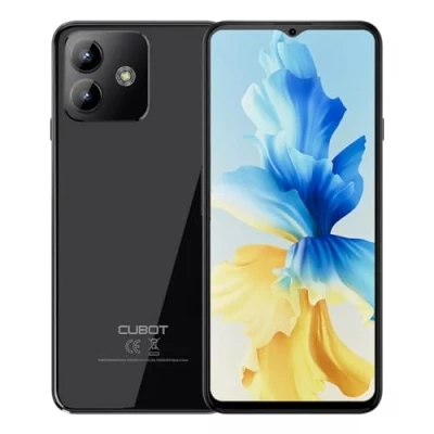 Abbildung von Cubot Note 40 6,5 Zoll HD+ 90 Hz Smartphone, 6 GB und 256 GB, 50 MP Dual Kamera, 5200 mAh Akku, Android 13, OctaCore Prozessor, Schwarz