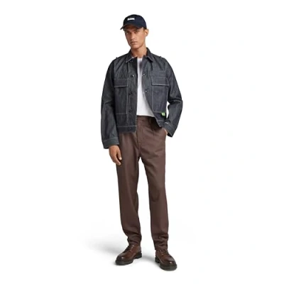 Abbildung von G STAR RAW Herren Utility Flap Pocket Jacke, Blau (raw denim D21896 B988 001), M