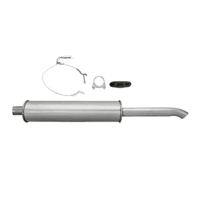 Abbildung von HELLA 8LD 366 030 731 Endschalldämpfer hinten mit Anbauteilen OPEL: Astra G Limousine, F Cabrio, Limousine
