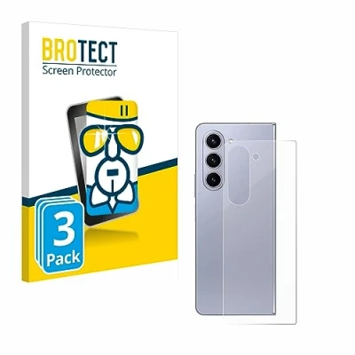 Abbildung von BROTECT Schutzglas für Samsung Galaxy Z Fold 5 (Rückseite) (3 Stück) Schutzfolie Panzer Folie Glas [Extrem Kratzfest 9H, Anti Fingerprint,