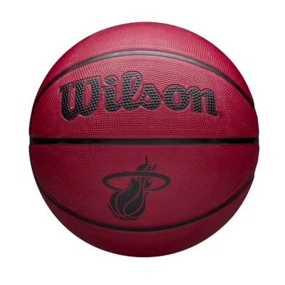 Abbildung von Wilson NBA Team Tribute SOLID BSKT MIA Heat 5, Rot