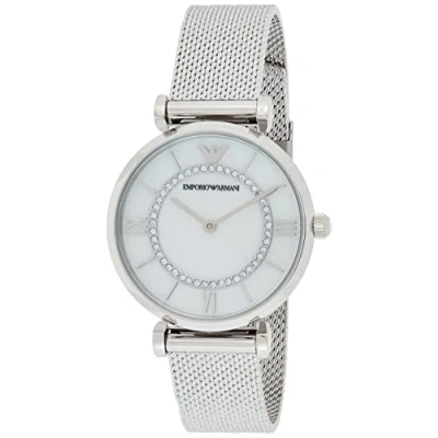 Abbildung von Emporio Armani Damen Quarz 2 Zeiger Uhr mit Armband AR11319