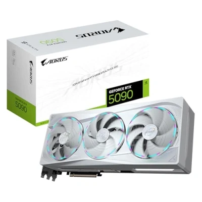 Abbildung von GeForce RTX 5090 AORUS STEALTH ICE 32G, Grafikkarte
