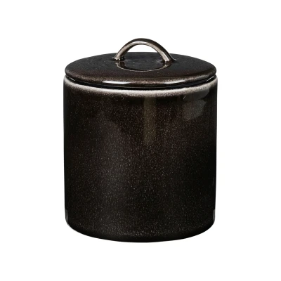 Abbildung von Broste Copenhagen NORDIC COAL Dose mit Deckel 12 cm