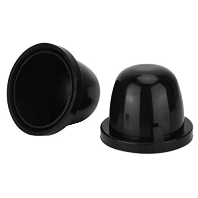 Abbildung von LED Scheinwerfer Staubgehäuse, 2Pcs 85mm Auto Staubschutzkappe schwarzes Gummigehäuse Wasserdicht