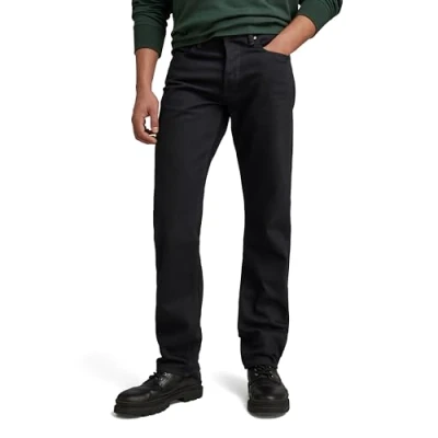 Abbildung von G STAR RAW Herren Mosa Straight Jeans, Schwarz (Pitch Black D23692 B479 A810), 26W / 30L