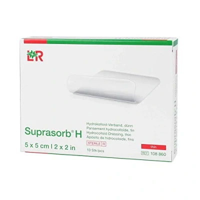 Abbildung von Suprasorb H Hydrokolloid Verband thin 5x5 cm 10 St