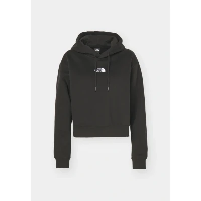 Abbildung von The North Face Essential CROP Hoodie Sweatshirt, Damen, Größe: XS, Black