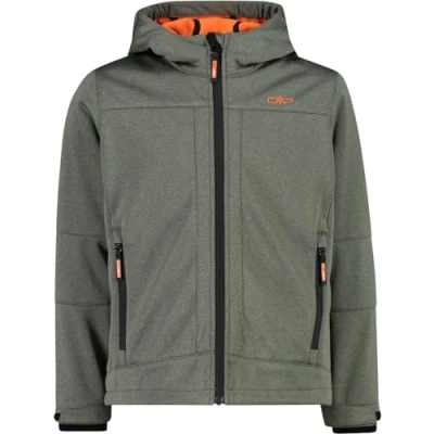 Abbildung von CMP Kinderjacke mit fester Kapuze, Khaki Mel., 140