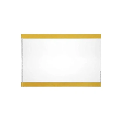Abbildung von Durable Selbstklebetasche A6, zur Aufbewahrung von A6 Dokumenten in Mappen und Ordnern, Packung à 100 Stück, transparent, 564019