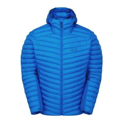 Abbildung von Rab Cirrus Flex Hoody für Herren, leichter isolierter Mantel Trekking, Skifahren und Klettern, Maya Blue, M