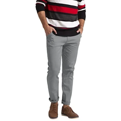 Abbildung von BlauerHafen Chinohose Slim Fit Chinos für Herren klassischer Stretch Hose