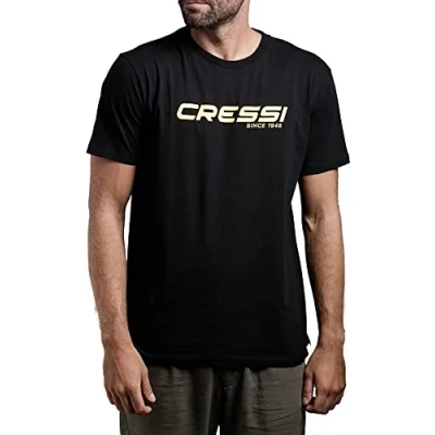 Abbildung von Cressi T Shirt, Man, Shwarz Gelb, XL
