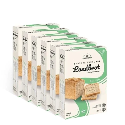 Abbildung von Glutenfreie Backmischung Landbrot 6x400gr Hanneforth