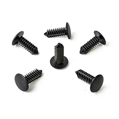 Abbildung von 10x Tannenbaumclip Befestigungsclip 14mm Universal in Schwarz CL 0104