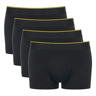Abbildung von Sloggi Hipster 4ER PACK EVER AIRY Panties, Herren, Größe: Small, Schwarz