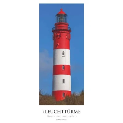Abbildung von Alpha Edition Leuchttürme Nord und Ostseeküste 2025 Streifenkalender XXL, 25x69cm, Kalender mit ausdrucksstarken Bildern, Beschreibungen, Notizmöglichkeiten internationales Kalendarium
