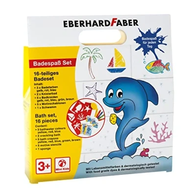 Abbildung von Badkrijtjes set 5x badkrijt, 3x badverf