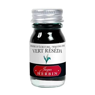 Abbildung von J.Herbin 11538T (1 Tinteflakon 10 ml für Füller) resedagrün