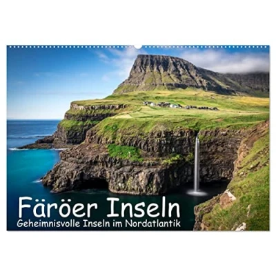 Abbildung von Färöer Inseln Geheimnisvolle im Nordatlantik (Wandkalender 2025 DIN A2 quer), CALVENDO Monatskalender