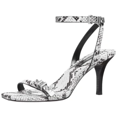 Abbildung von Michael Kors Darrington Stiletto Riemensandalette, Damen, Größe: 39, Aluminum Schuhe