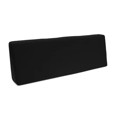Abbildung von POKAR Palettenkissen Wasserdicht Palettenauflagen mit abnehmbarem Bezug Palettenauflage Palettenmöbel Palettensofa, Rückenlehne 120x40, Schwarz