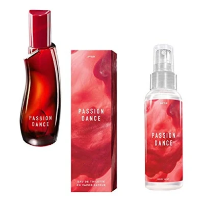 Abbildung von Avon Set Passion Dance Eau de Toilette Spray 50ml und Körperspray 100ml