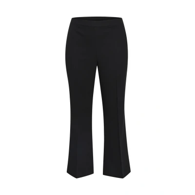 Abbildung von Kaffe Curve Sakira Stoffhose, Damen, Größe: 52, Black deep