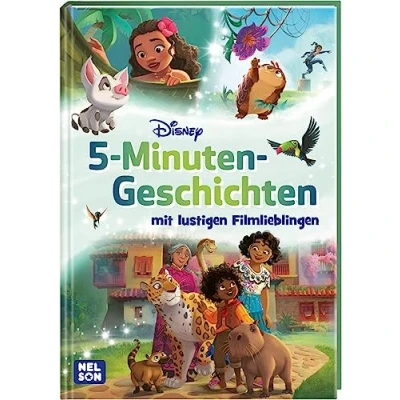 Abbildung von Disney Vorlesebuch: Disney: 5 Minuten Geschichten mit lustigen Filmlieblingen: Encanto, Raya und Vaiana auf neuen Abenteuern den beliebtesten Sidekicks (ab 3 Jahren)