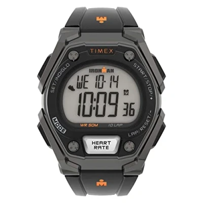 Abbildung von Timex Ironman TW5M49400 Herren Armbanduhr Classic 43mm Digital Schwarz Resin Armband