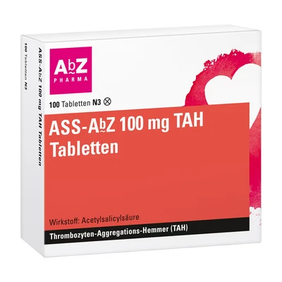 Abbildung von ASS AbZ 100 mg TAH Tabletten St