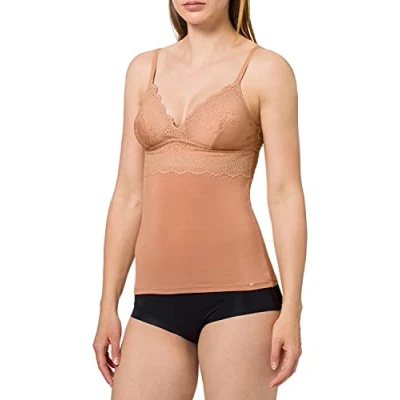 Abbildung von Skiny Damen Every DAY Unterhemd/shirt, Damen, Größe: 38, Bronze