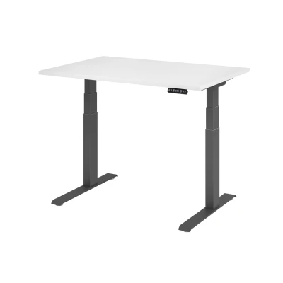 Abbildung von Hammerbacher Schreibtisch XDKB12 Weiß/Graphit