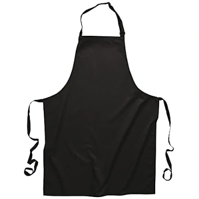 Abbildung von Portwest Polyester/Baumwoll Latzschürze, Größe: Einheitsgröße, Farbe: Schwarz, S841BKR