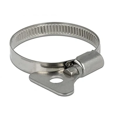 Abbildung von Delock Schlauchschelle mit Flügelmutter 32 50 mm 10 Stück Metall