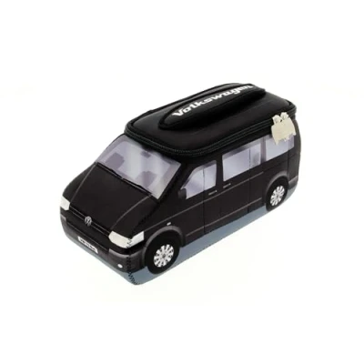 Abbildung von VW Collection by Brisa T5 Bulli BUS 3D Universal SCHMINK, Kultur Reiseta Kosmetiktasche, Größe: One Size, Schwarz