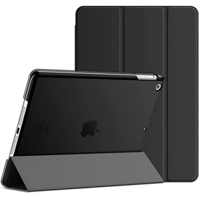 Abbildung von JETech Hülle für iPad Air (2013 Modell), Schutzhülle mit Ständer Funktion und Auto Schlaf/Wachen (Schwarz)