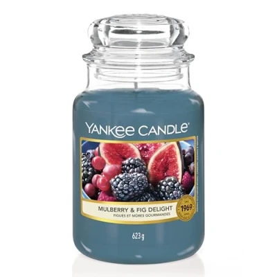 Abbildung von Yankee Candle Duftkerze Large Mulberry &amp; Fig Delight 17 cm / ø 11