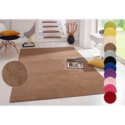 Abbildung von HANSE Home Teppich &quot;Fancy&quot;, rechteckig, Kurzflor, weich, uni, gekettelt, Wohnzimmer, Schlafzimmer, Esszimmer