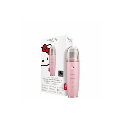 Abbildung von Geske Microcurrent SKIN Scrubber Blackhead Remover 9 IN 1 Gesichtspflege Zubehör, Größe: One Size, Hello kitty pink