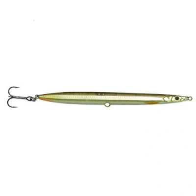 Abbildung von Savage Gear Sandeel Pencil 12,5cm 19g Meerforellenköder, Farbe:Motor Oil UV