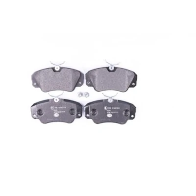 Abbildung von HELLA 8DB 355 017 771 Bremsbelagsatz für Verschleißwarnanzeiger vorbereitet mit Bremssattelschrauben OPEL: Omega B Caravan, Limousine