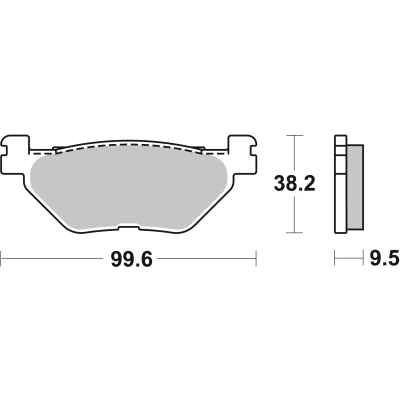 Abbildung von BREMBO Sinter, Road 07YA39SP Bremsbelagsatz vorne und hinten