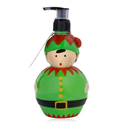 Abbildung von Accentra Handseife BELIEVE IN YOURSELF, 310ml im Pumpspender Elfform, Flüssigseife Seifenspender, Cranberry Apple Duft nachfüllbar, Grün