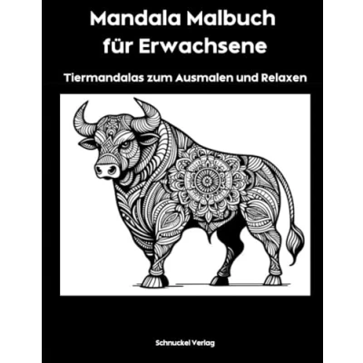 Abbildung von Mandala Malbuch für Erwachsene: Tiermandalas zum Ausmalen und Relaxen