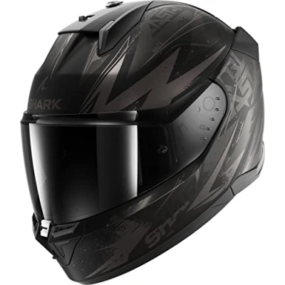 Abbildung von SHARK, Integralhelme motorrad D SKWAL 3 BLAST R mat black anthracite KAA, L