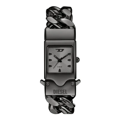 Abbildung von DIESEL Herren Analog Quarz Uhr mit Edelstahl Armband DZ2227
