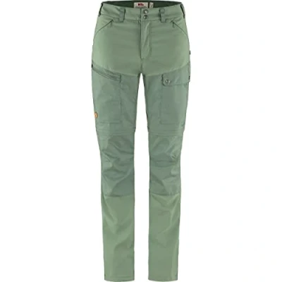 Abbildung von Fjallraven 89834 613 614 Abisko Midsummer Zip Off Trousers W Pants Damen Jade Green Patina Größe 36