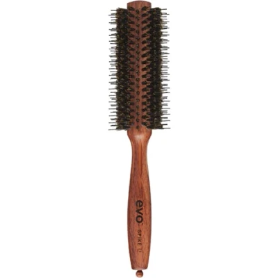 Abbildung von Evo spike nylon pin bristle radial brush 28mm I Stylingbürste mit Wildschweinborsten für schnelles und einfaches föhnen Haarbürste Frauen, Damen Herren aus zertifiziertem Holz hergestellt