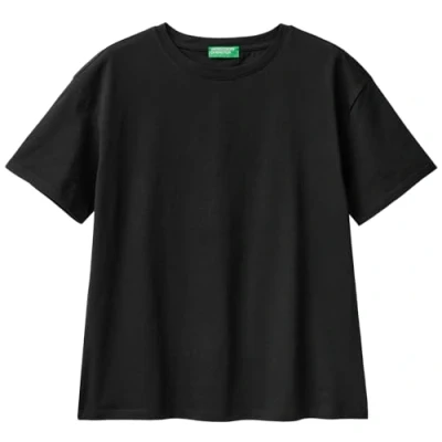 Abbildung von United Colors of Benetton Short Sleeve Tshirt basic, Damen, Größe: 36, Black